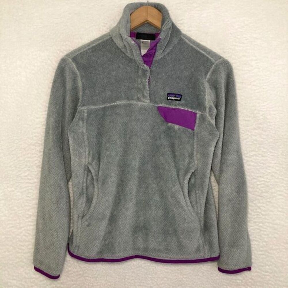 Patagonia Re-Tool Snap-T Pullover Womens Size S Polartec Fleece‎ Outdoor Sweater